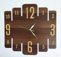 Vertical Column Wooden Wall Clock Line Clock Home Decor Clock for Your Offices and Houses for all type of Rooms Best Gift