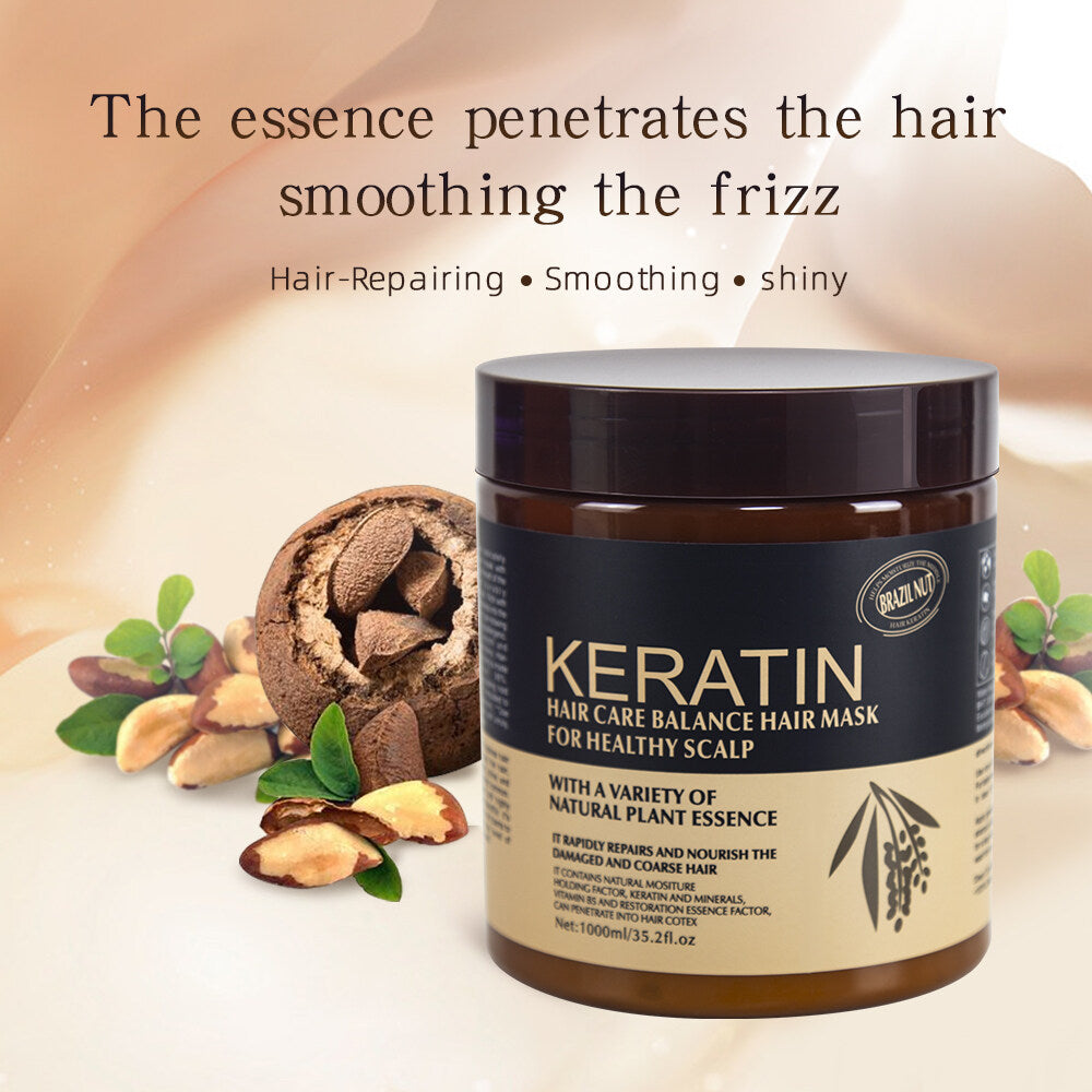 &nbsp;Keratin Hair Mask - Professional Treatment for Hair Repair, Nourishment &amp; Beauty - Hair Mask - Vitamin Complex for All Hair Types - Keratin hair mask treatment
