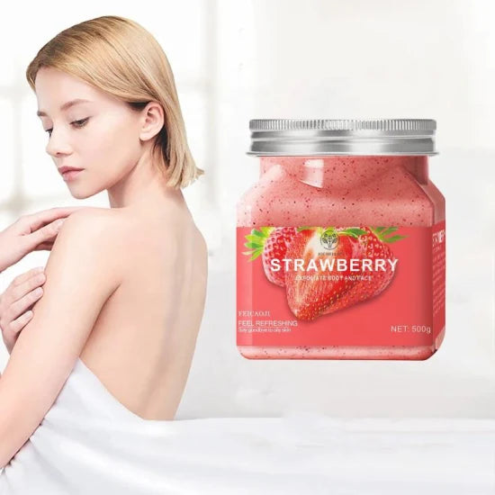 Body Scrub Fruity Exfoliate Body Hand Foot Scrub Deep Cleansing Scrub for Body 350ml