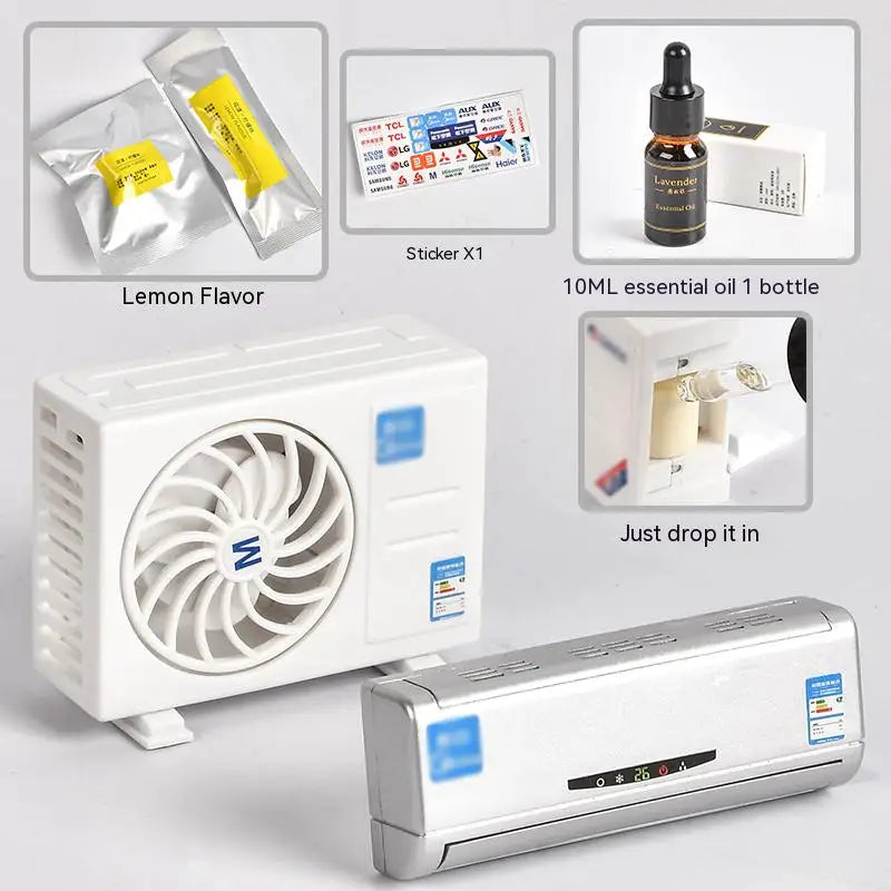 Solar Rotation Air Conditioner Aromatherapy Car Air Freshener for Car Conditioning Air Outlet Fragrance Perfume Decoration
