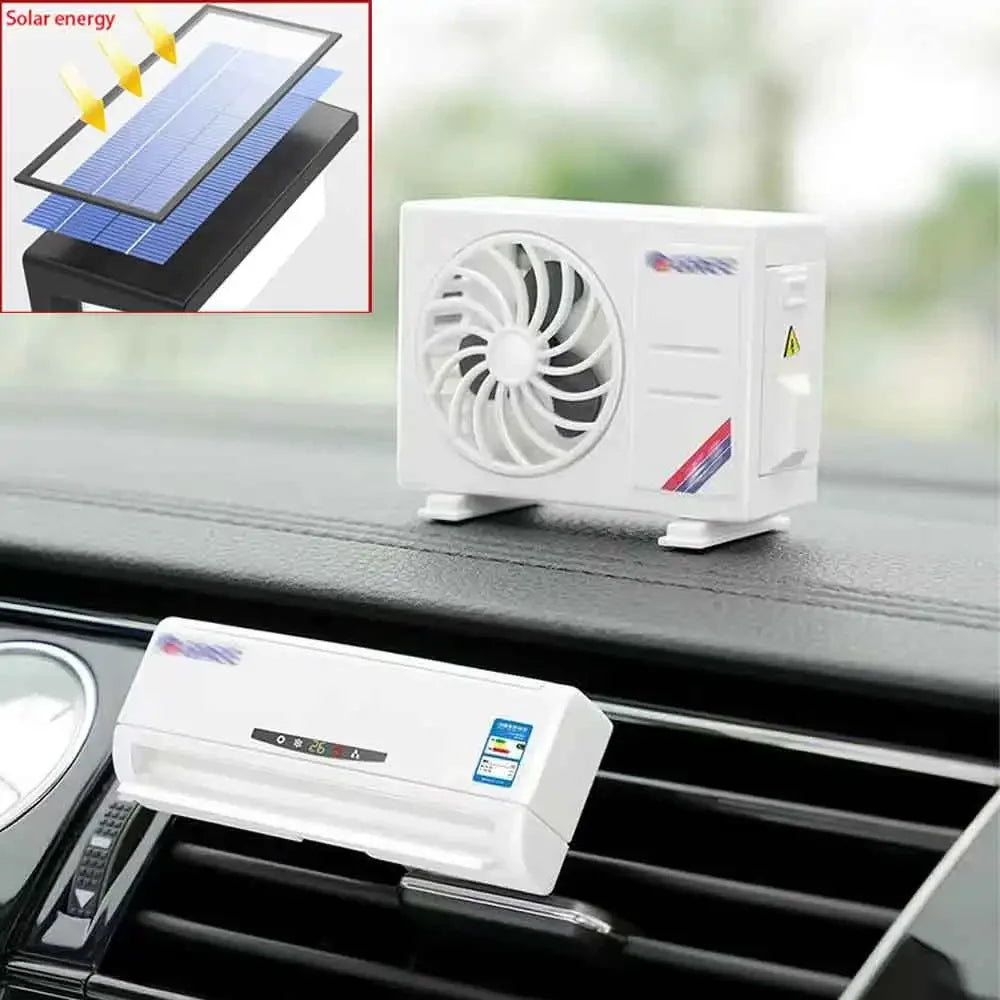Solar Rotation Air Conditioner Aromatherapy Car Air Freshener for Car Conditioning Air Outlet Fragrance Perfume Decoration