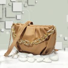 Hand bags for girls with Stylish Golden chain And Long strap