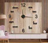 wooden Wall Clock 24 Inches Scale- For beautiful and Modern Looking Rooms-wall clock