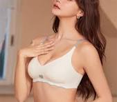Push Up Bras For Women Love Heart Pattern Brassiere Deep V Neck Cute Underwear Female Seamless Wireless Soft Lingerie
