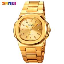 SKMEI Men Fashion Watch Stainless Steel Quartz Watch Waterproof Business Watch For Men 1794