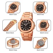 SKMEI Men Fashion Watch Stainless Steel Quartz Watch Waterproof Business Watch For Men 1794