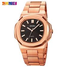 SKMEI Men Fashion Watch Stainless Steel Quartz Watch Waterproof Business Watch For Men 1794