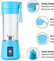 USB Chargeable Juicer Blender 6 Blades 380ml - Portable Juicer Cup & Smoothie Maker