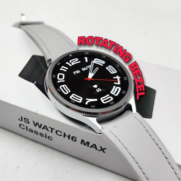 JS Smart Watch 6 Classic - Round Dial Smartwatch With HD Bezel-Less Display, Bluetooth Calling And Multiple Sports Mode